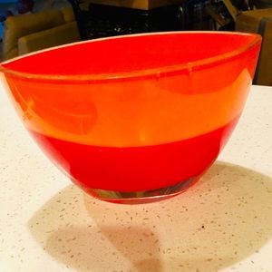 WATERFORD LEADED CRYSTAL OVAL BOWL